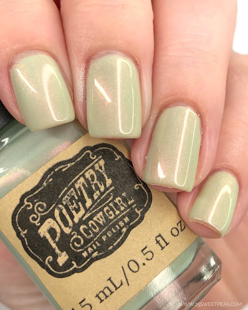 Poetry Cowgirl Nail Polish Peppermint Stick 25 Sweetpeas