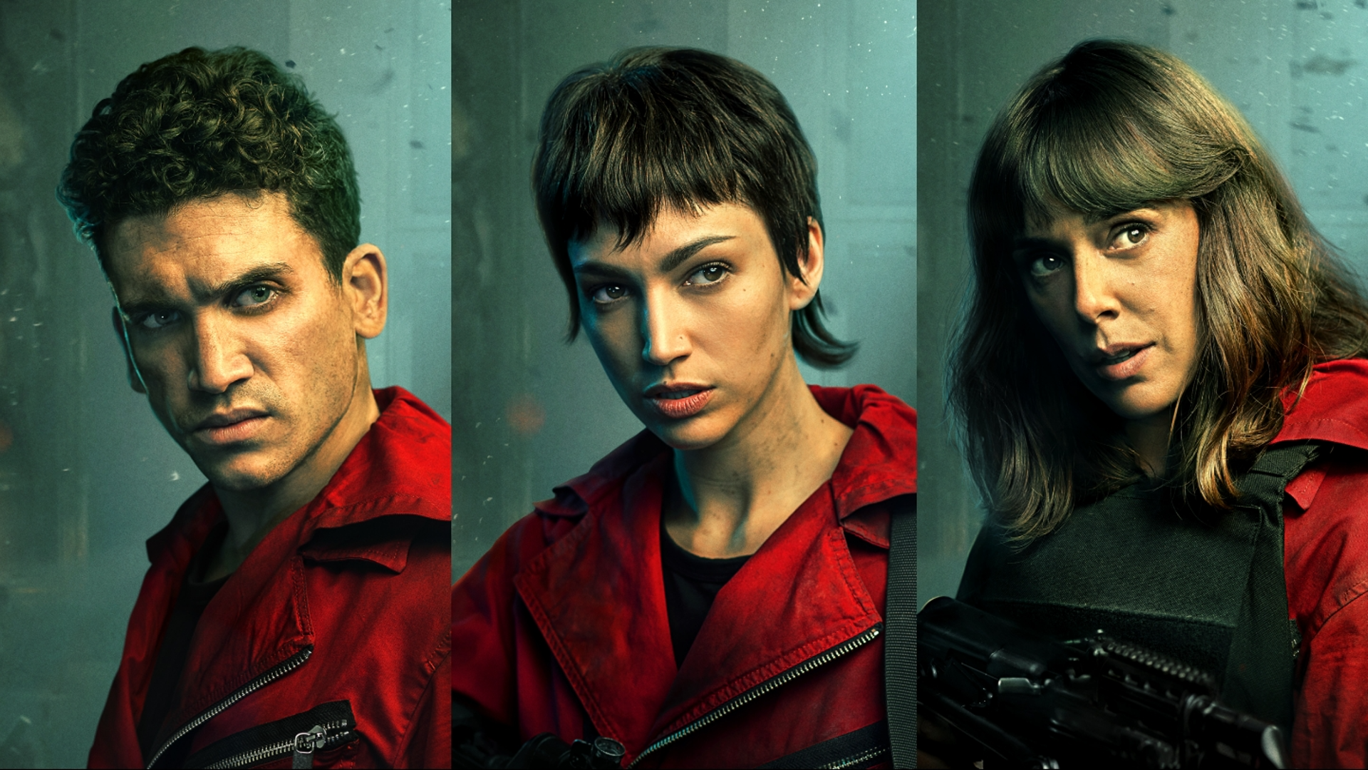 Money Heist La Casa de Papel Jaime Lorente Daniel Ramos Denver Úrsula Corberó Silene Oliveira Tokyo Belén Cuesta Julia Manila Netflix