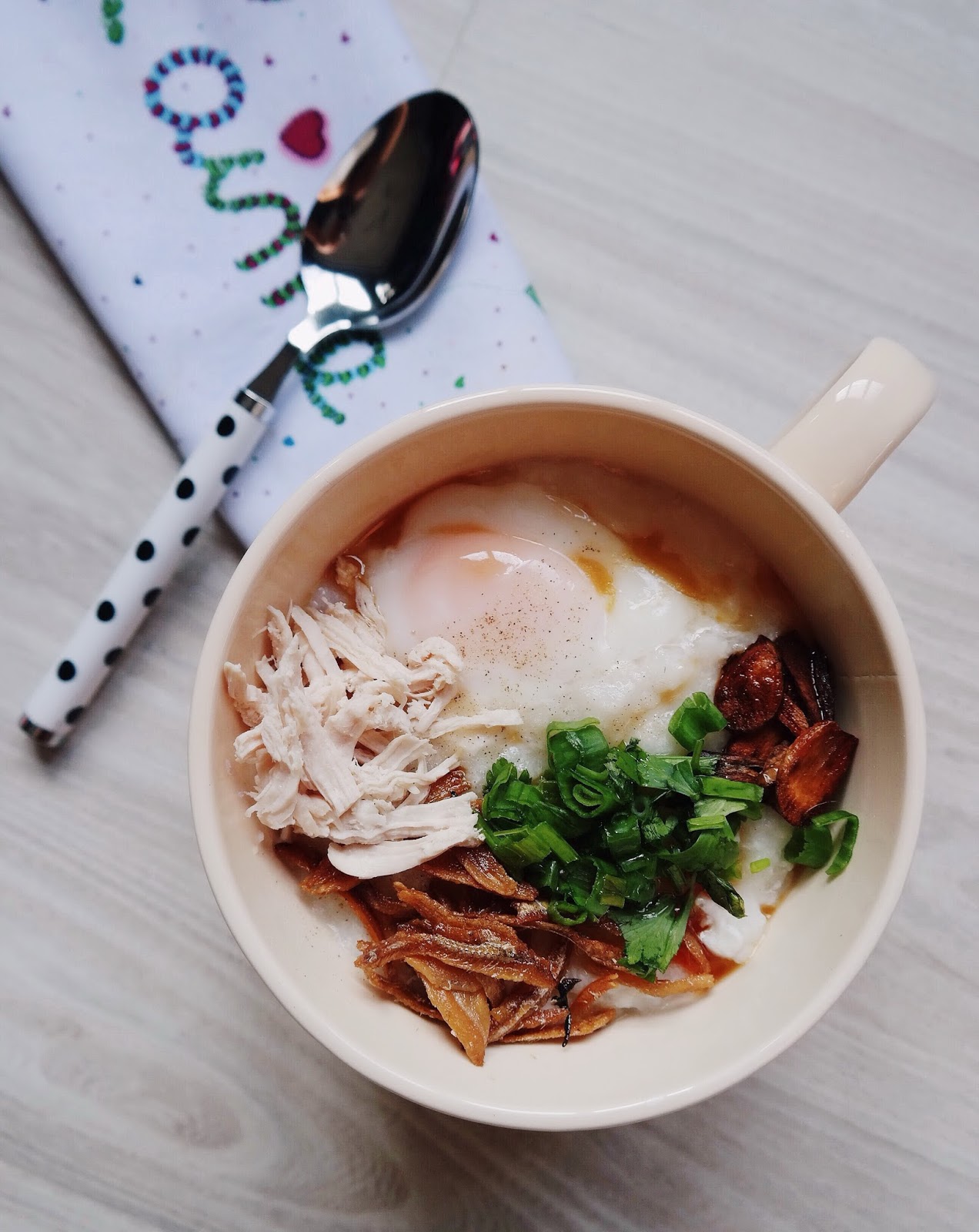 Easy Chicken Rice Porridge Recipe // Resepi Bubur Nasi 