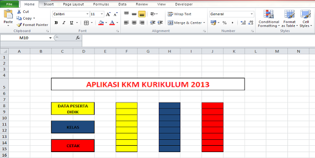  Download Aplikasi KKM Kurikulum 2013 SD, SMP dan SMA Terbaru