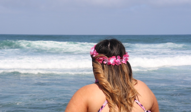 this blogger shows you the you can wear cute swimwear to the beach