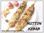 Spicy MuttonTawa Kebab