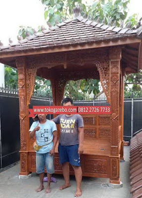 Gazebo Kayu Jati