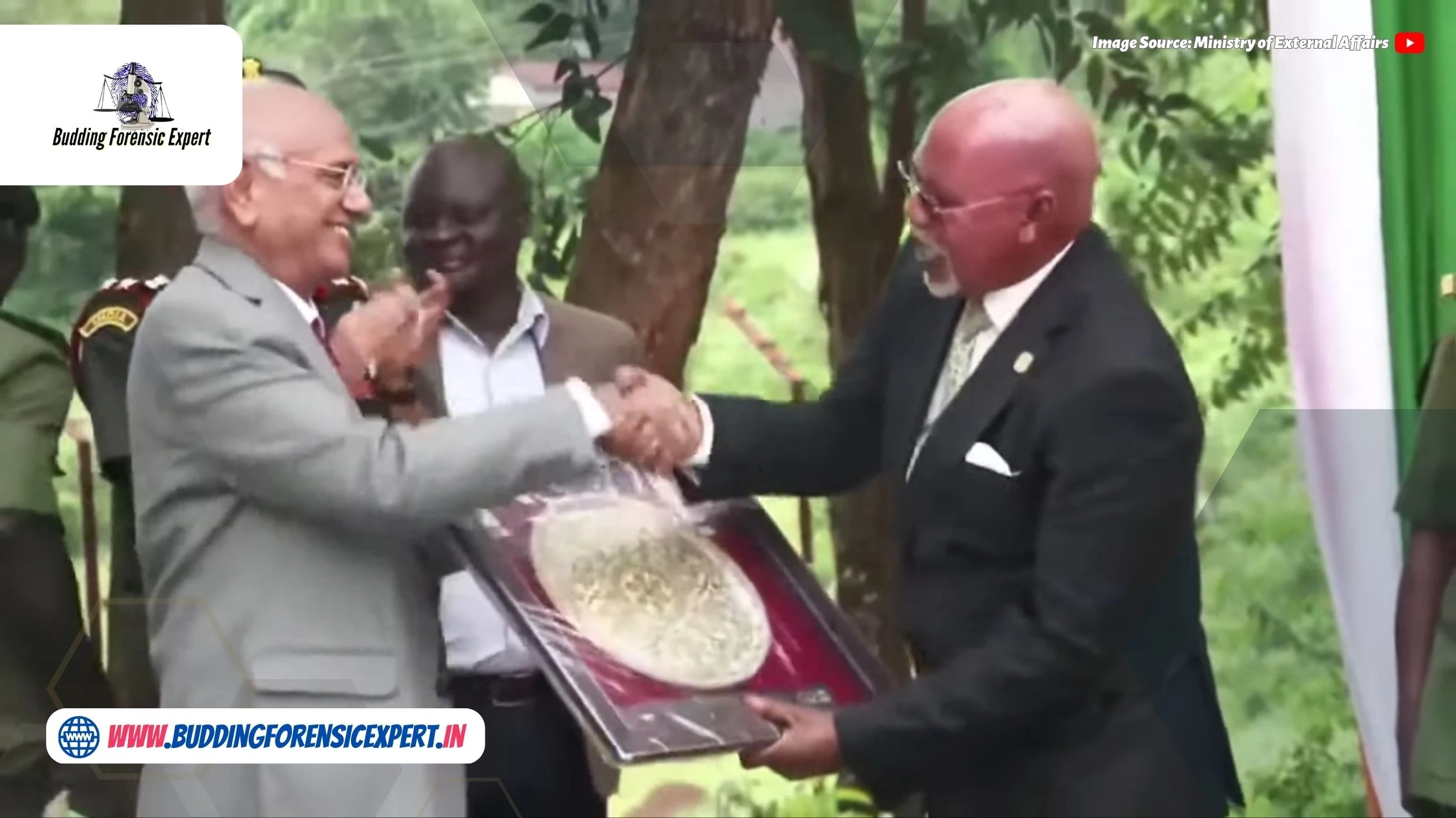 Dr. J.M Vyas in new NFSU Uganda Campus