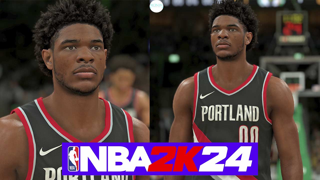 NBA 2K24 Scoot Henderson Cyberface & Body Update