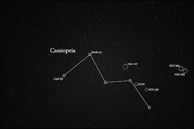 Cassiopeia with labels