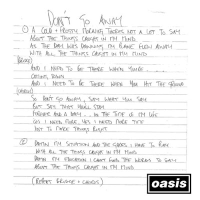 OASIS "Don't Go Away" (Mustique Demo)