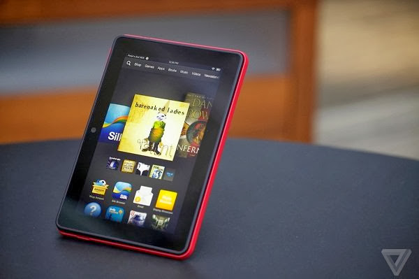 amazon new kindle tablet 2013 front