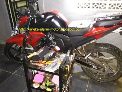 Cara pasang alarm motor Byson Fi