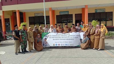 SDN Tanah Merah I dapat Kunker pihak Kecamatan Sepatan Timur