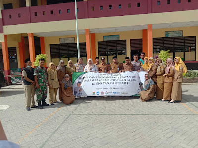 SDN Tanah Merah I dapat Kunker pihak Kecamatan Sepatan Timur