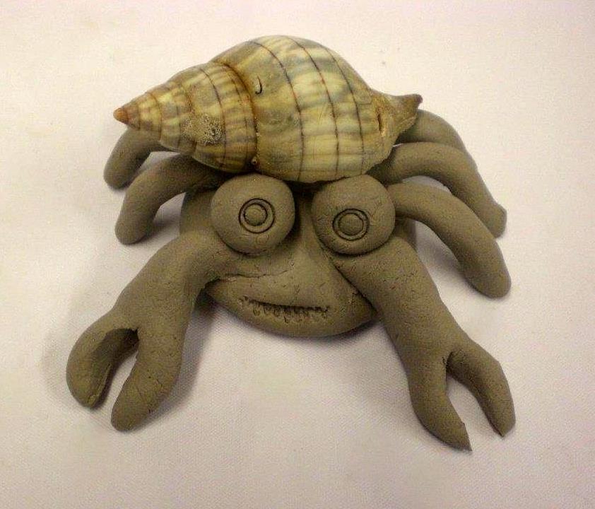 Oogly: A Hermit Crab of Clay