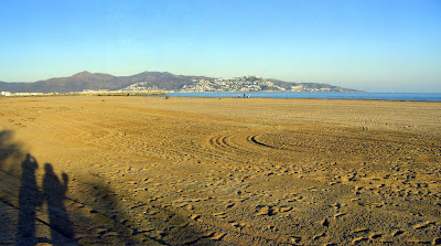 Beach of Empuriabrava in La Costa Brava