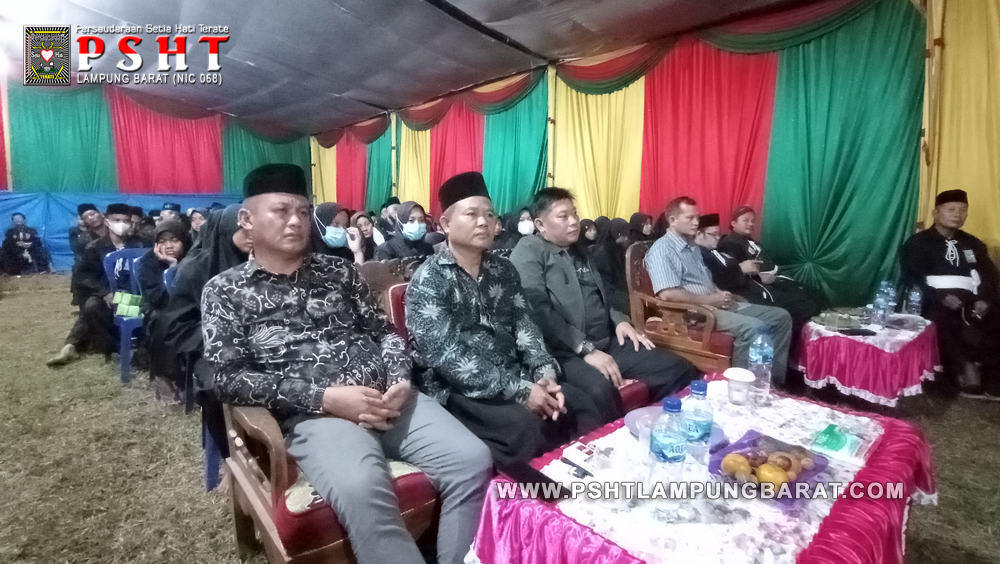 Suasana Malam Syuran dan Pengesahan Warga Baru SH Terate Pesisir Barat Tahun 2022