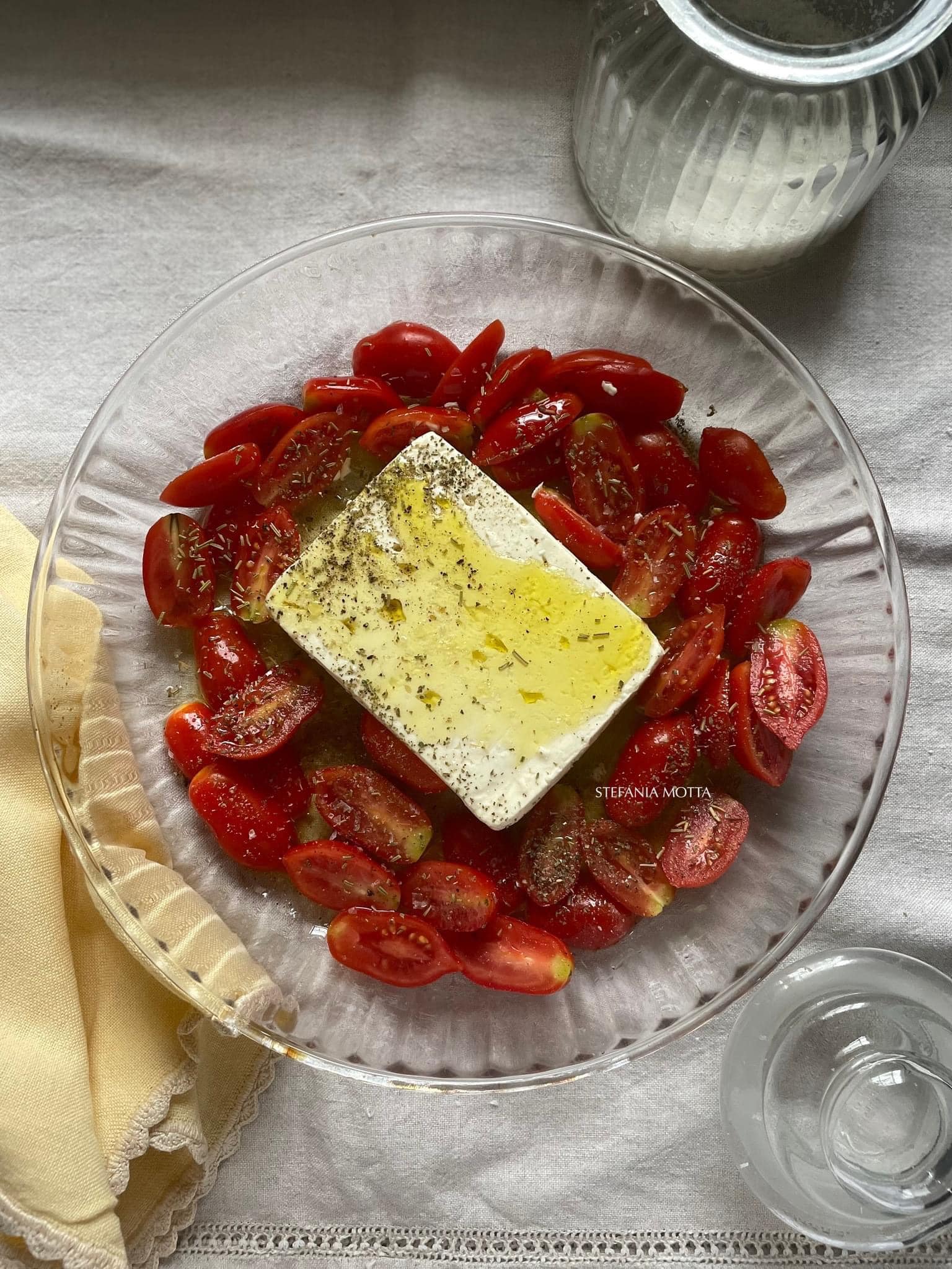 FETA AL FORNO con pomodorini.