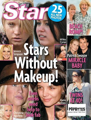 celebs caught without makeup. of celebrity culture,quot; he