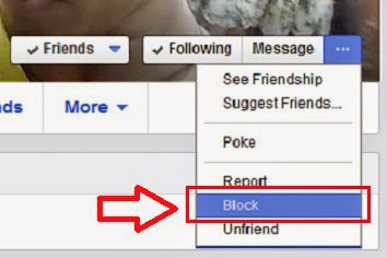 How to Block people on Facebook 2014 image picture