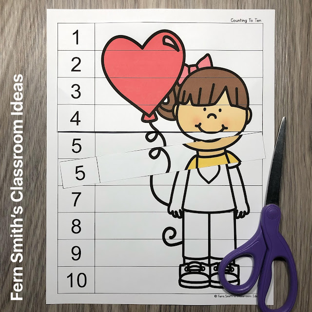 Click Here to Download these Valentine's Day Counting Puzzles for Your Classroom Today!