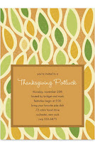 Thanksgiving Party Invitation Cards