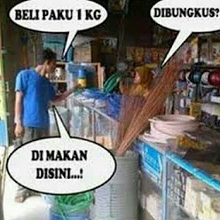 Gambar Lucu Jual Paku