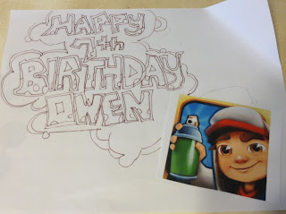 Subway Surfer cake design