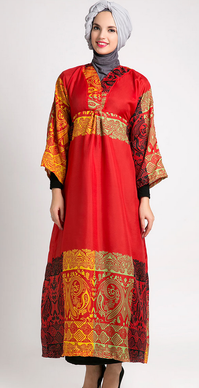  Model  Baju  Muslim Gamis  untuk  Orang Gemuk 
