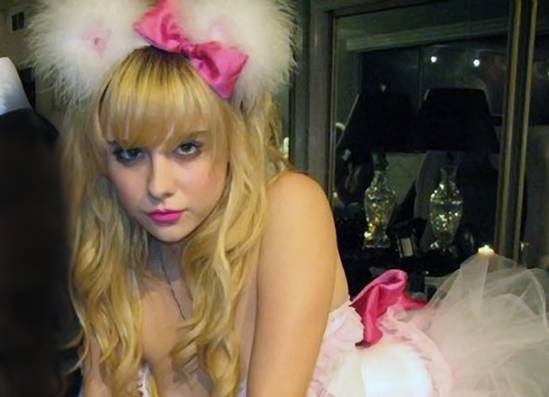 Alessandra Torresani Oops Candids at Halloween Party