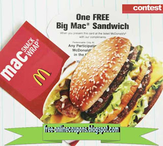 Free Printable Mcdonalds Coupons