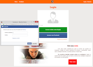 facebook entre ou cadastre se