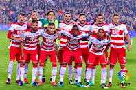 GRANADA C. F. - Granada, España - Temporada 2016-17 - Isaac Cuenca, Rubén Vezo, Ochoa, Lombán, Jon Toral, Mathieu Saunier y Artem Kravets; Mehdi Carcela-González, Andreas Pereira, Uche y Gabriel Silva - BARCELONA 1 (Rafinha) GRANADA C. F. 0 - 29/10/2016 - Liga de 1ª División, jornada 10 - Barcelona, Nou Camp