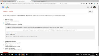 Daftar dan Pasang Google Webmaster untuk Blog 