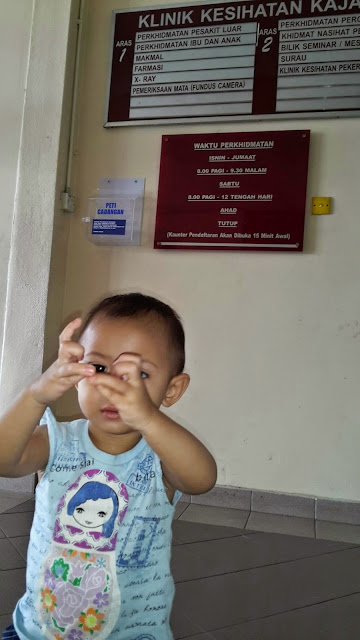 Dhia check up 2 tahun - Azlinda Alin Malaysian Parenting 