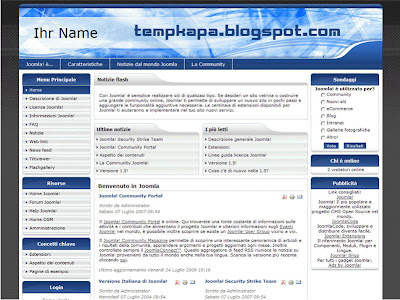 Jotempre Template One 1.2.0 - шаблон для Joomla 1.5