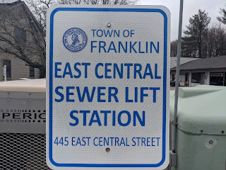sign at the East Central lift station although not part of this award