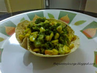 Here is unique Broccoli Corn Salad In Papad Bowl Recipe