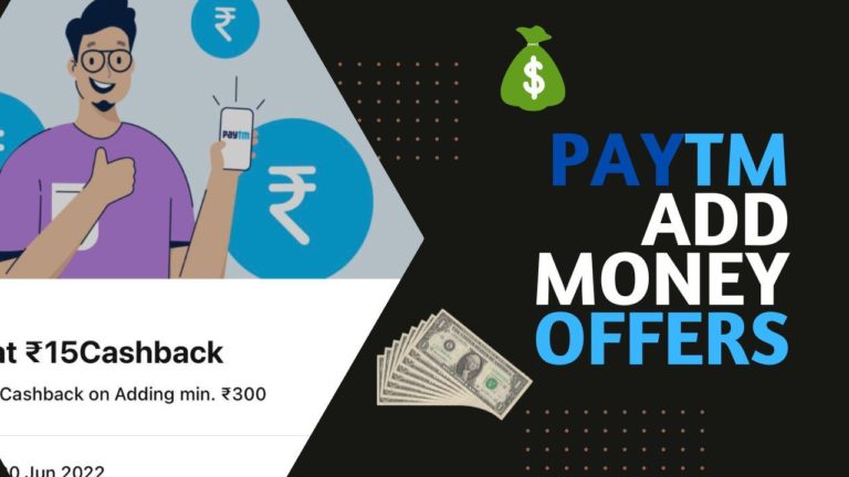 PayTM Add Money Offers – Get Flat ₹30 Cashback On Wallet Add Money