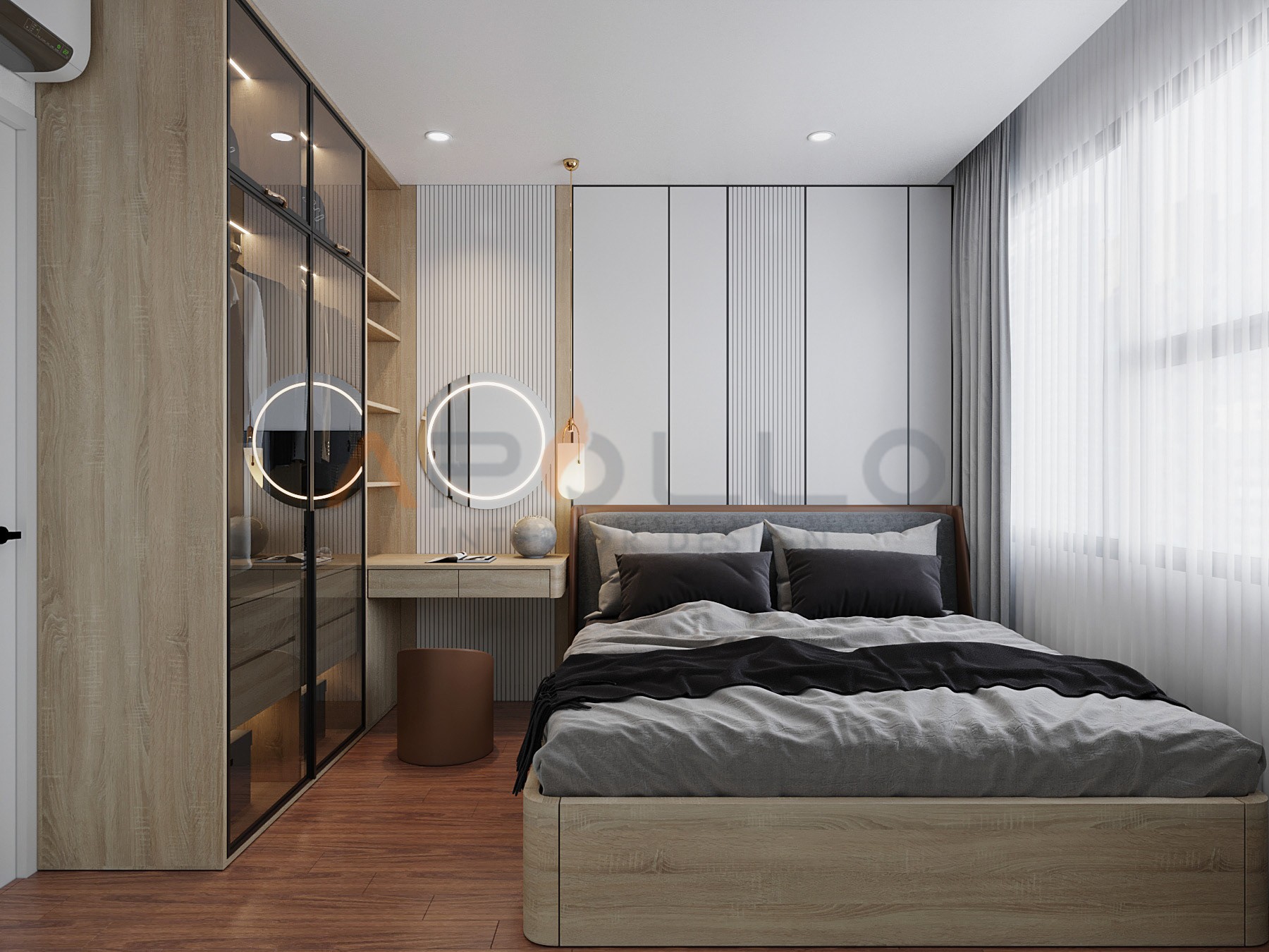 Thiết kế nội thất căn hộ 2PN Imperia Smart City