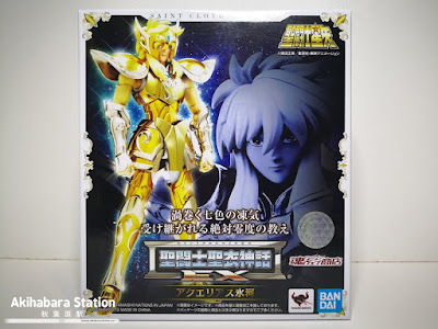 Review del Saint Cloth Myth EX Aquarius Hyoga Gold Cloth de Saint Seiya - Tamashii Nations