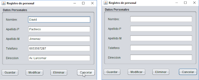 Limpiar multiples JTextField a la vez