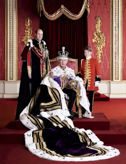 King Charles III coronation portrait