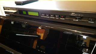 closeup of Yamaha MX80S Disklavier control unit