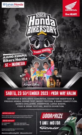 Honda Bikers Day Regional Sumatera 2023