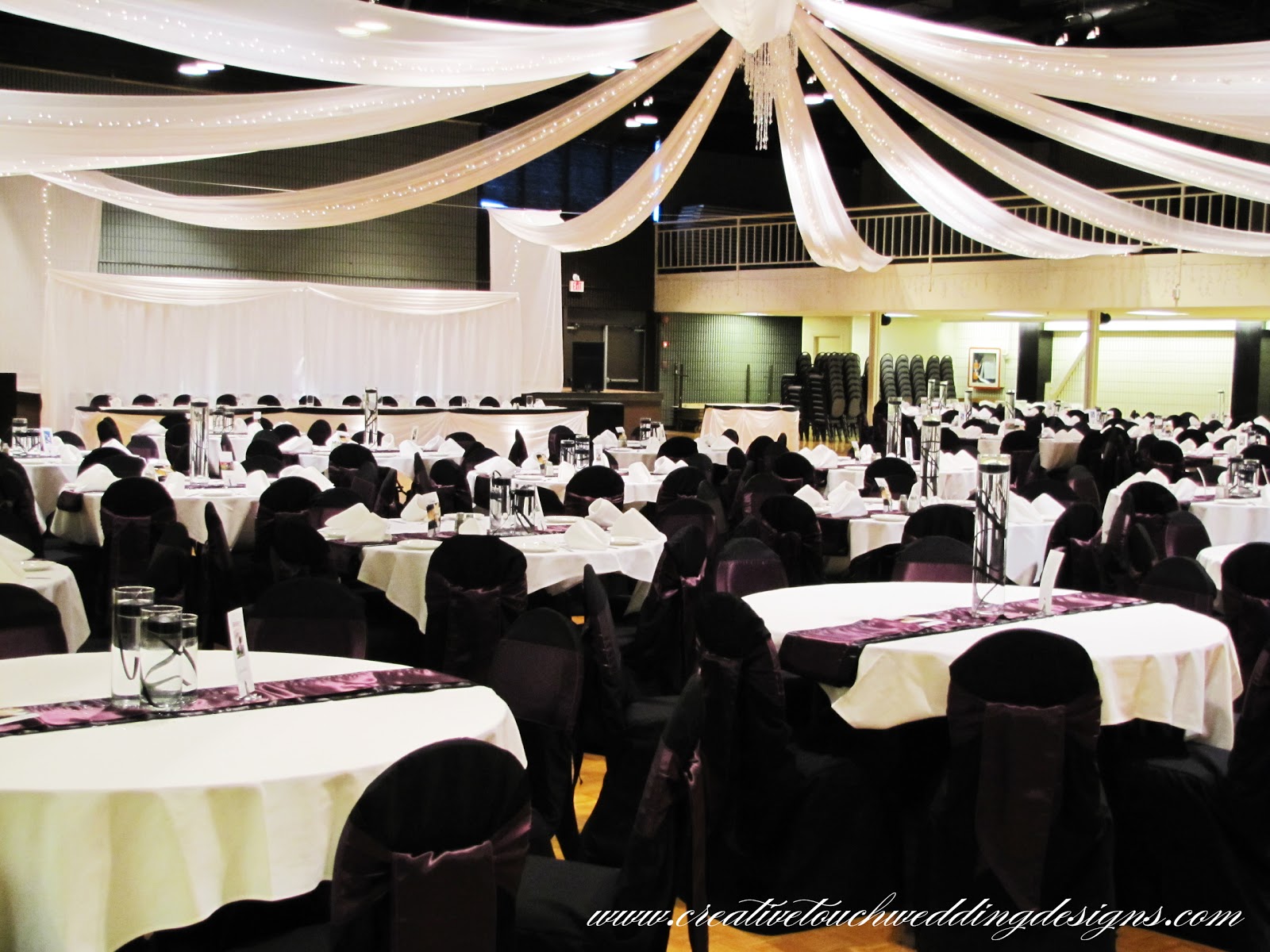 Black And White Wedding Decor