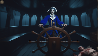 Ghost of the first mate who wrecked the Lady Lovibond