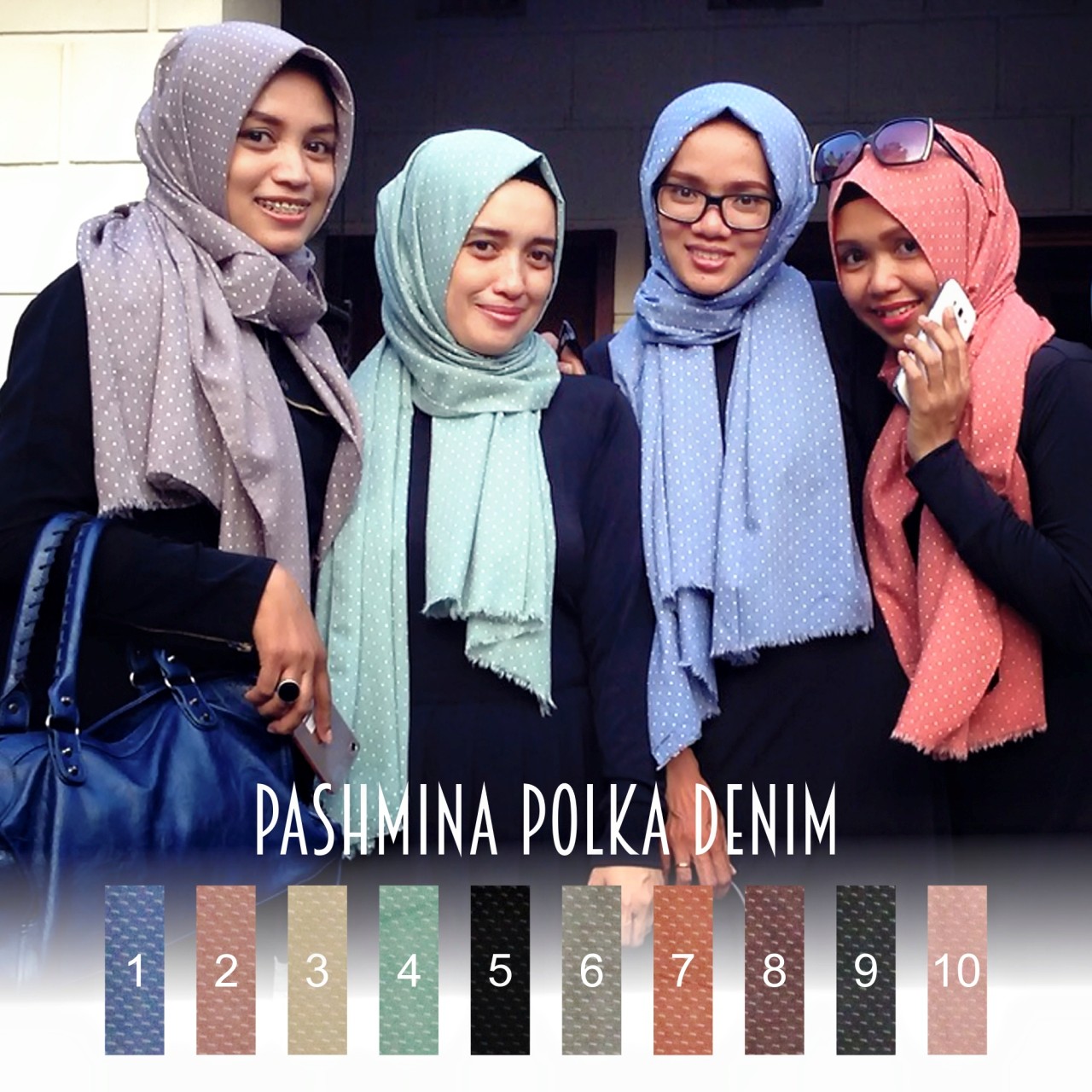 88 Ide Tutorial Hijab Pashmina Motif Garis Untuk Kalian Tutorial