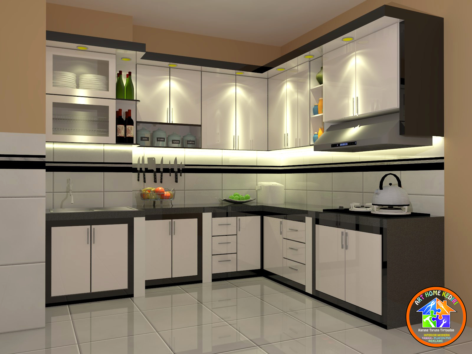 Jasa Pembuatan Kitchen Set Murah Minimalis Di Kediri Kitchen Set