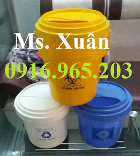 Xô kim tiêm y tế 10 lít dùng cho xe tiêm bệnh viện