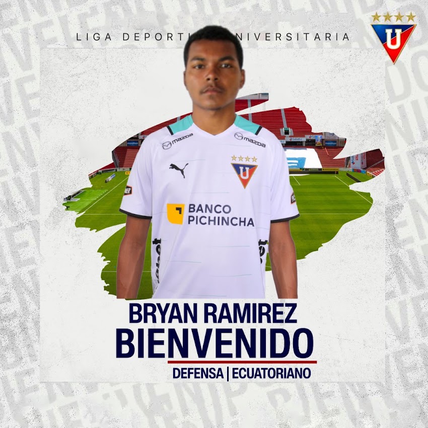 Liga de Quito, oficializa contratación de Bryan Ramírez