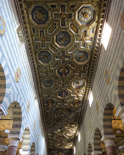 Coffered ceiling of the nave, Cathedral of Santa Maria Assunta, Piazza San Giovanni, Volterra