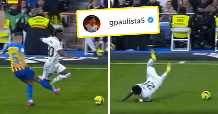 Gabriel apologizes after brutal tackle on Vinicius, La Liga confirms suspension